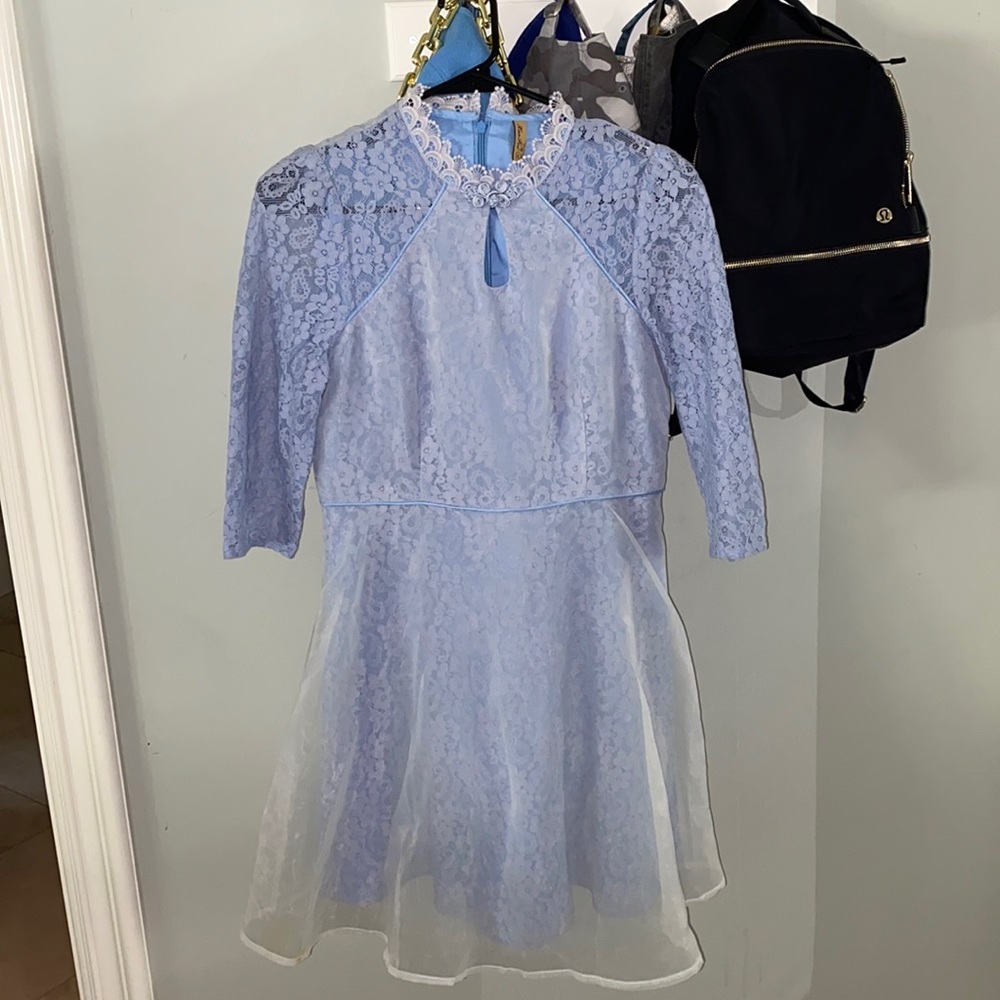 Blue dress